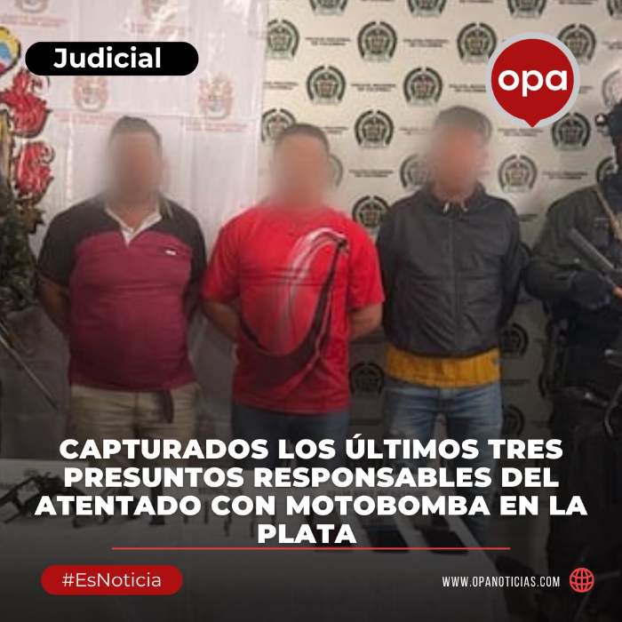 Capturan a 'Pinzas', 'Barbas' y 'Mototaxi' por ataque en La Plata, Huila