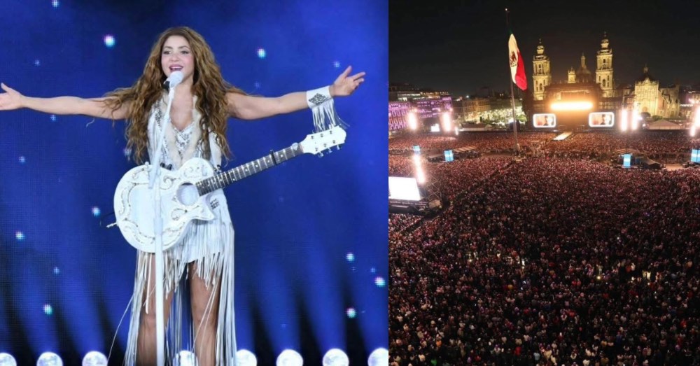 Shakira reúne a más de 400 mil personas en histórico concierto gratuito en el Zócalo