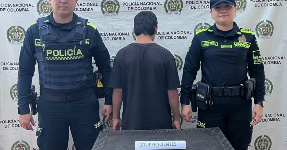 Aprehendido menor con 41 dosis de bazuco en el malecón de Palermo