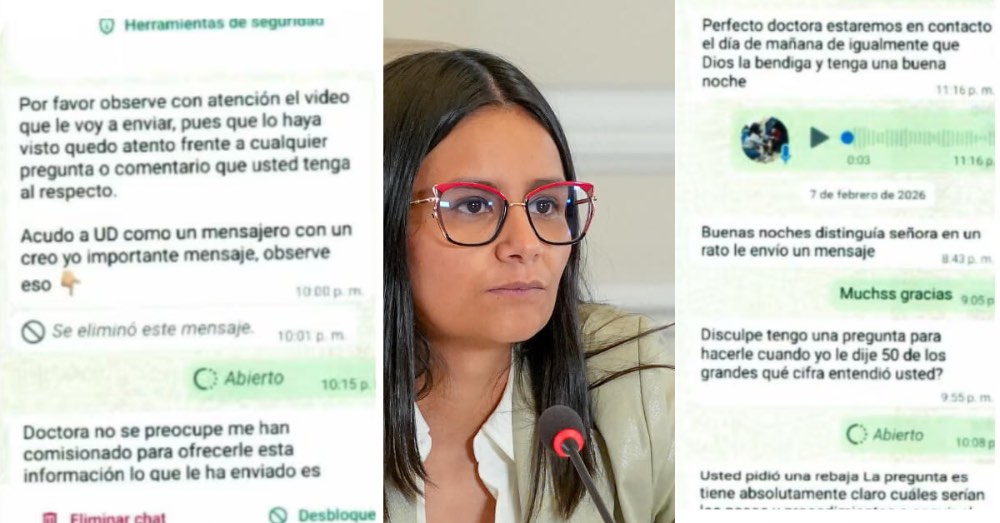 Rodríguez alerta irregularidades y cuestiona influencia de Juliana Guerrero en el gobierno